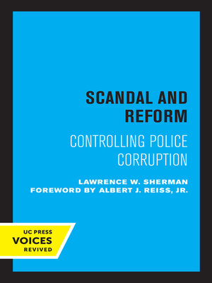 cover image of Scandal and Reform